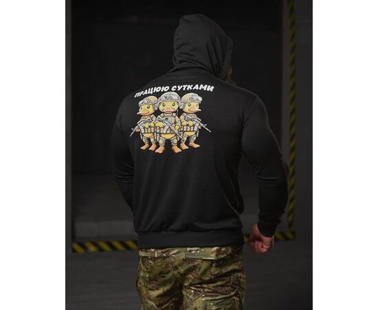 Худи мужской 702 black р.M-3XL "Madoka" недорого оптом от прямого поставщика, изображение 2 Фотография Худи мужской 702 black р.M-3XL "Madoka" недорого оптом от прямого поставщика, изображение 2