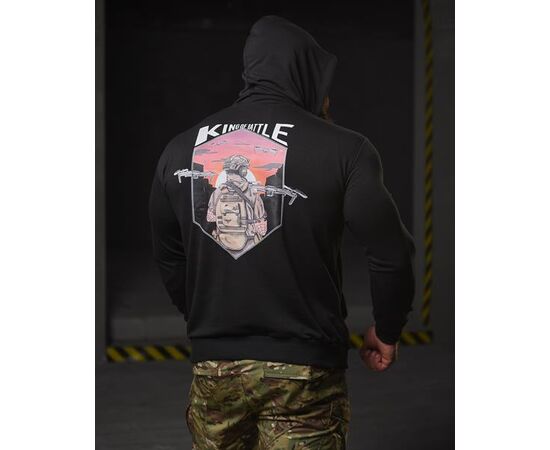 Худи мужской 708 black р.M-3XL "Madoka" недорого оптом от прямого поставщика, изображение 2 Фотография Худи мужской 708 black р.M-3XL "Madoka" недорого оптом от прямого поставщика, изображение 2