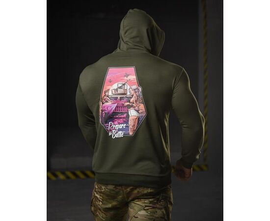 Худи чоловічий 716 khaki р.M-3XL "Madoka" недорого оптом від прямого постачальника, зображення 2 Худи чоловічий 716 khaki р.M-3XL "Madoka" недорого оптом від прямого постачальника, зображення 2