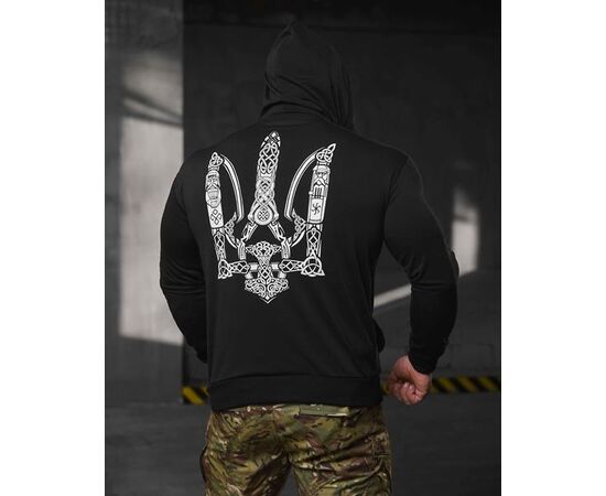 Худи мужской 719 black р.M-3XL "Madoka" недорого оптом от прямого поставщика, изображение 2 Фотография Худи мужской 719 black р.M-3XL "Madoka" недорого оптом от прямого поставщика, изображение 2