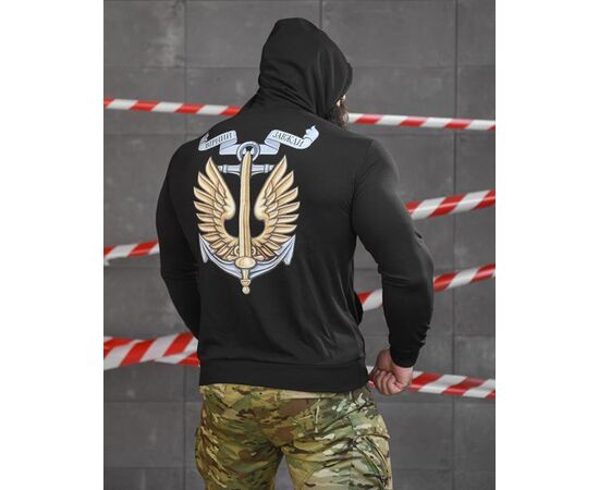 Худи чоловічий 730 black р.M-3XL "Madoka" недорого оптом від прямого постачальника, зображення 2 Худи чоловічий 730 black р.M-3XL "Madoka" недорого оптом від прямого постачальника, зображення 2