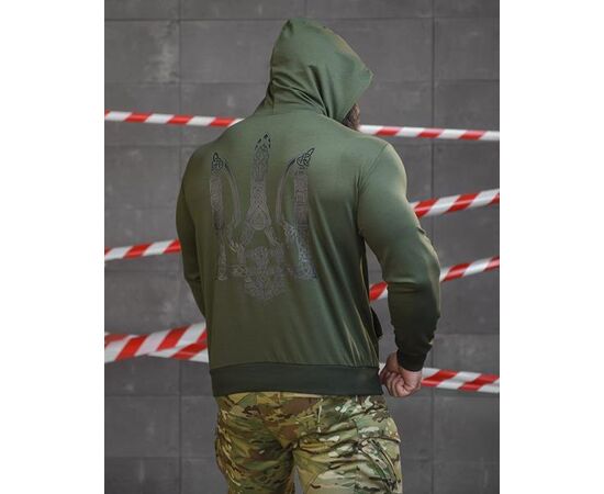Худи чоловічий 731 green р.M-3XL "Madoka" недорого оптом від прямого постачальника, зображення 2 Худи чоловічий 731 green р.M-3XL "Madoka" недорого оптом від прямого постачальника, зображення 2