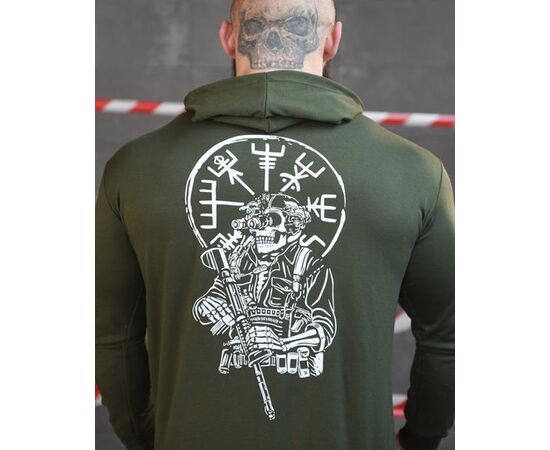 Худи чоловічий 733 green р.M-3XL "Madoka" недорого оптом від прямого постачальника, зображення 2 Худи чоловічий 733 green р.M-3XL "Madoka" недорого оптом від прямого постачальника, зображення 2