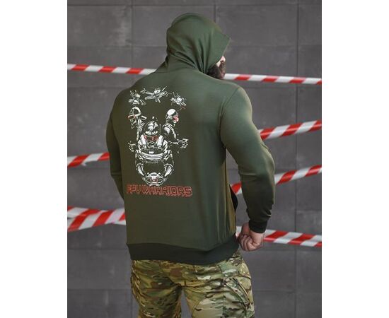 Худи чоловічий 734 green р.M-3XL "Madoka" недорого оптом від прямого постачальника, зображення 2