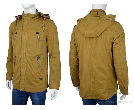 Куртка чоловіча Весна/осінь Z7918AL yellow (04521) (4 шт. р.сітка46-52) "Obuvok" недорого оптом від прямого постачальника, зображення 3 Куртка чоловіча Весна/осінь Z7918AL yellow (04521) (4 шт. р.сітка46-52) "Obuvok" недорого оптом від прямого постачальника, зображення 3