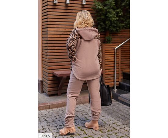 Женский костюм кофта с брюками на резнике большие размеры р.50-52;54-56;58-60;62-64 (3цв) "LETTI" купить недорого от прямого поставщика Фотография Женский костюм кофта с брюками на резнике большие размеры р.50-52;54-56;58-60;62-64 (3цв) "LETTI" купить недорого от прямого поставщика