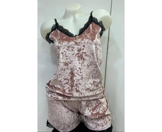 Піжама жіноча велюрова розміри S-2XL (5 кв) "MODY" купити недорого від прямого постачальника, зображення 2 Піжама жіноча велюрова розміри S-2XL (5 кв) "MODY" купити недорого від прямого постачальника, зображення 2