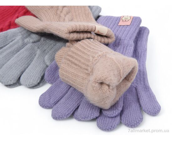 Рукавички для дітей Зима E0556 mix (12 шт. р.сітка4-6) "TUZZI" недорого оптом від прямого постачальника, зображення 2