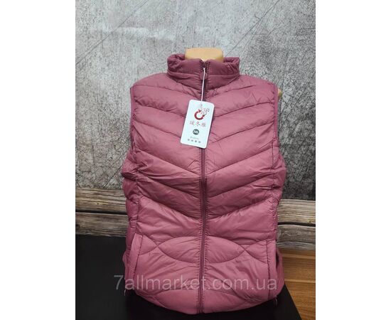 Жилетка жіноча плащівка без капюшона розміри 46-52 (2кв) "MODY" недорого від прямого постачальника, зображення 3 Жилетка жіноча плащівка без капюшона розміри 46-52 (2кв) "MODY" недорого від прямого постачальника, зображення 3