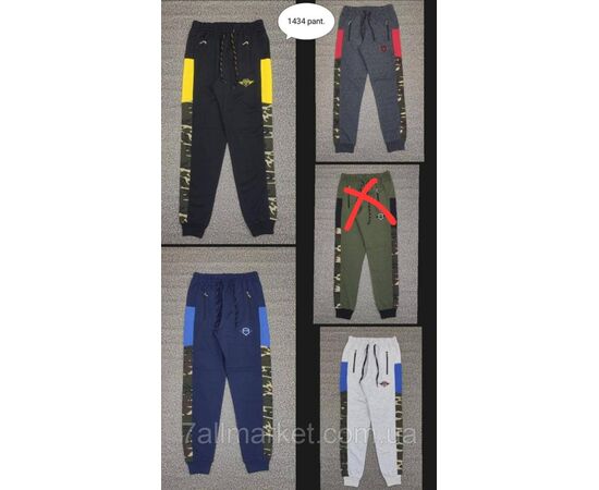 Фотография Спортивные штаны мужские на манжете размеры S-2XL (4цв) "MODY" недорого от прямого поставщика, изображение 7