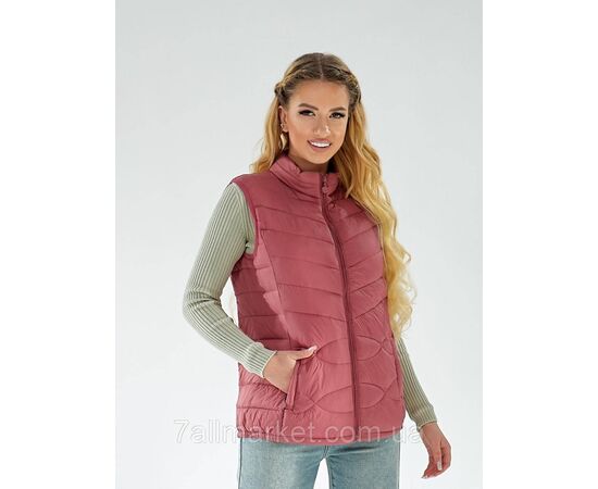 Жилетка жіноча плащівка без капюшона розміри 46-52 (2кв) "MODY" недорого від прямого постачальника, зображення 7 Жилетка жіноча плащівка без капюшона розміри 46-52 (2кв) "MODY" недорого від прямого постачальника, зображення 7