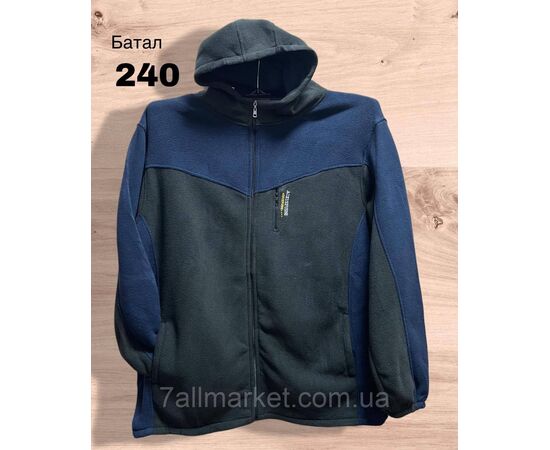 Кофта мужская спортивная на молнии/флис батал р-ры 6XL-10XL (3цв)"STELLA" недорого от прямого поставщика, изображение 2 Фотография Кофта мужская спортивная на молнии/флис батал р-ры 6XL-10XL (3цв)"STELLA" недорого от прямого поставщика, изображение 2