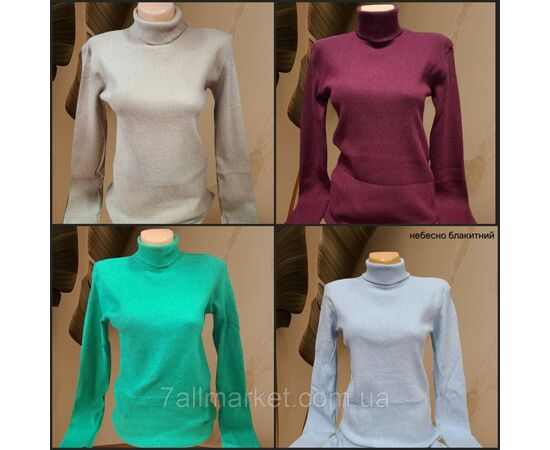 Фотография Гольф  женский кашемировый с отворотом размер 44-54 (микс) "MODY" недорого от прямого поставщика, изображение 6