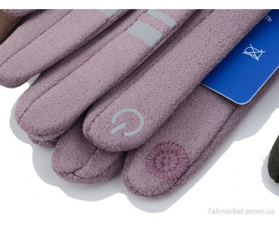 Рукавички жіночі Весна/осінь 31-262Ж замш mix (12 шт. р.сітка6,5-8,5) "TUZZI" недорого оптом від прямого постачальника, зображення 2