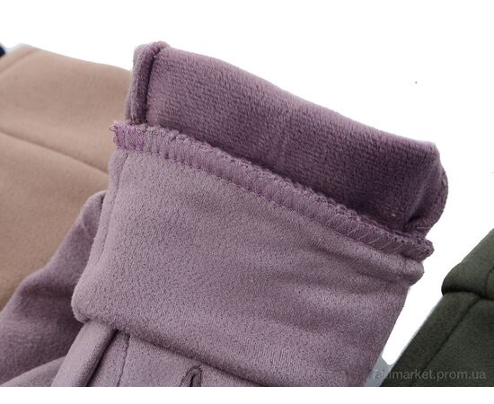 Рукавички жіночі Весна/осінь 31-262Ж замш mix (12 шт. р.сітка6,5-8,5) "TUZZI" недорого оптом від прямого постачальника, зображення 3