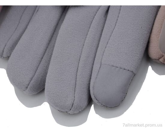 Рукавички жіночі Зима M6Ж плащівка-хуто mix (12 шт. р.сітка6,5-8,5) "KUINH" недорого оптом від прямого постачальника, зображення 2