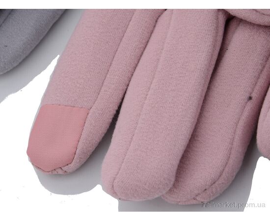 Рукавички жіночі Зима M7Ж плащівка-хуто mix (12 шт. р.сітка6,5-8,5) "KUINH" недорого оптом від прямого постачальника, зображення 2