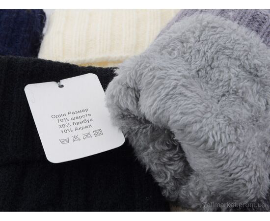 Фотография Перчатки женские Зима 3824 mix (12 шт. р.сетка 6,5-8,5) "KUINH" недорого оптом от прямого поставщика, изображение 2