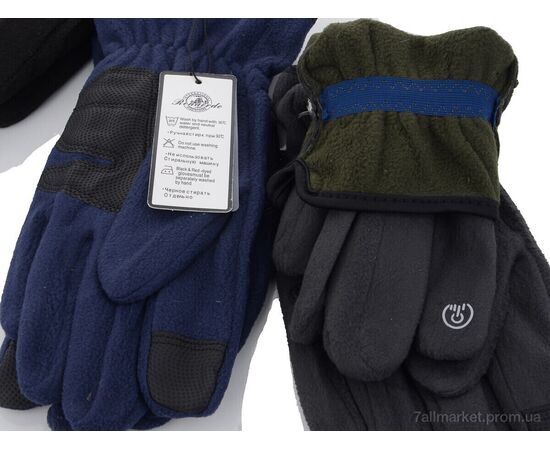 Чоловічі рукавиці Зима Спорт сенсор 003-1 mix (12 шт. р.сітка11-13) "KUINH" недорого оптом від прямого постачальника, зображення 2