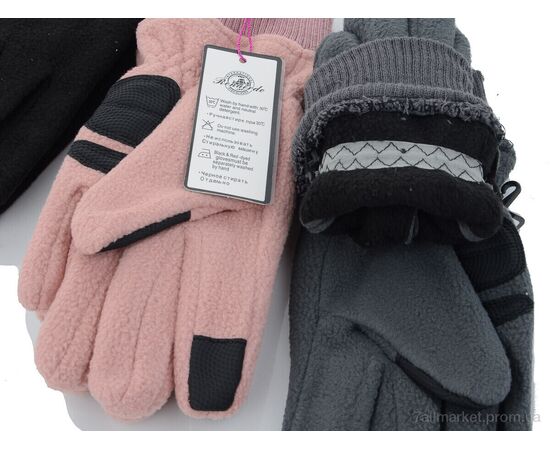 Фотография Перчатки женские Зима Спорт сенсор 003-3 mix (12 шт. р.сетка 6,5-8,5) "KUINH" недорого оптом от прямого поставщика, изображение 2