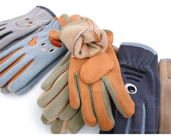 Рукавички для дітей Зима B21 mix (12 шт. р.сіткаS-L) "TUZZI" недорого оптом від прямого постачальника, зображення 2