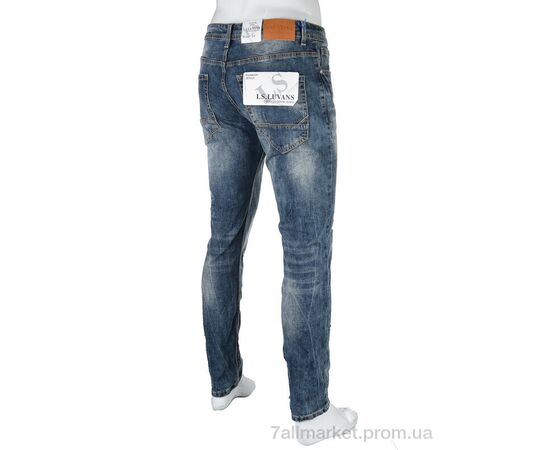Фотография Джинсы мужские Весна/осень D3002(05869) blue (6 шт. р.сетка 28-36) "Obuvok" недорого оптом от прямого поставщика, изображение 2