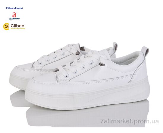 Кросівки жіночі модні Весна/осінь V2500R white (8 пар р.36-41) "Clibee-Doremi" недорого оптом від прямого постачальника Кросівки жіночі модні Весна/осінь V2500R white (8 пар р.36-41) "Clibee-Doremi" недорого оптом від прямого постачальника