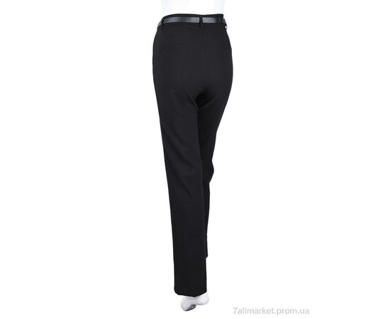 Жіночі брюки Весна/осінь 1924 black (08954) (6 шт. р.сітка25-30) "Obuvok" недорого оптом від прямого постачальника, зображення 2