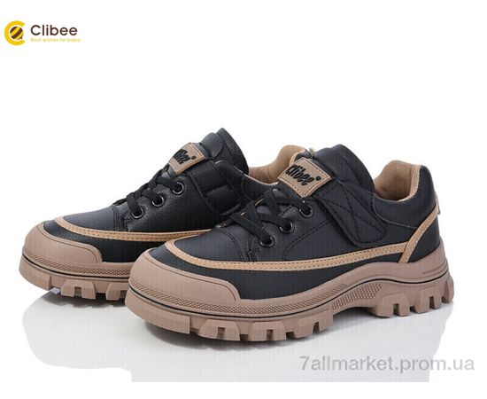 Кросівки дитячі модні Весна/осінь LC101 black-khaki (6 пар р.32-37) "Clibee" недорого оптом від прямого постачальника Кросівки дитячі модні Весна/осінь LC101 black-khaki (6 пар р.32-37) "Clibee" недорого оптом від прямого постачальника