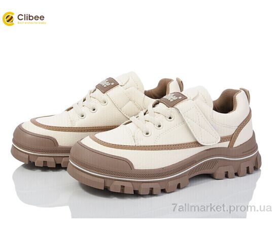 Кросівки дитячі модні Весна/осінь LC101 beige-khaki (6 пар р.32-37) "Clibee" недорого оптом від прямого постачальника Кросівки дитячі модні Весна/осінь LC101 beige-khaki (6 пар р.32-37) "Clibee" недорого оптом від прямого постачальника