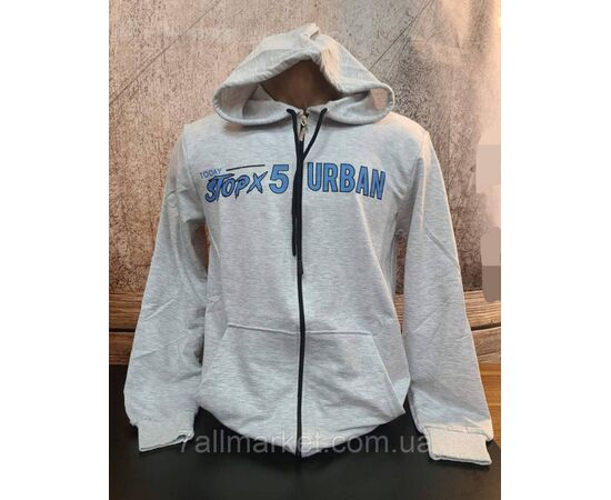 Кофта чоловіча на блискавці з капюшоном р-ри M-2XL (4кв) "MODY" недорого від прямого постачальника, зображення 2 Кофта чоловіча на блискавці з капюшоном р-ри M-2XL (4кв) "MODY" недорого від прямого постачальника, зображення 2