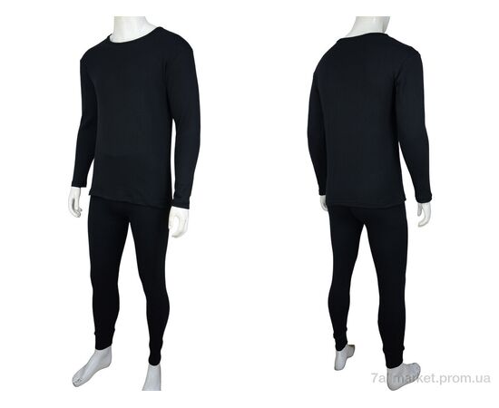 Термобілизна чоловіча Весна/осінь Комплект натільної білизни чорний (6 шт. р.сіткаS-3XL) "Banko" недорого оптом від прямого постачальника, зображення 3 Термобілизна чоловіча Весна/осінь Комплект натільної білизни чорний (6 шт. р.сіткаS-3XL) "Banko" недорого оптом від прямого постачальника, зображення 3