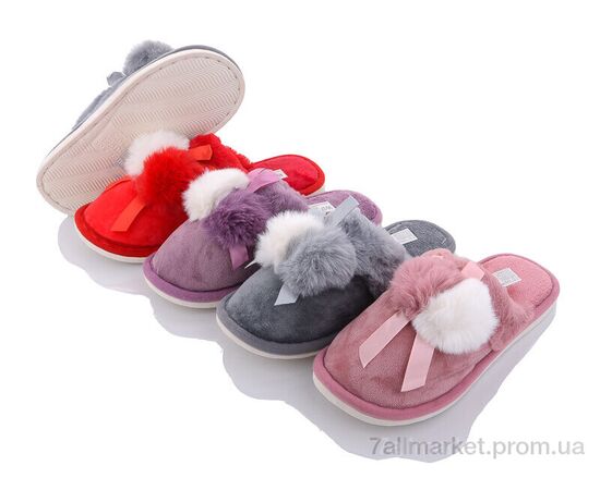 Тапки жіночі для будинку Весна/осінь M308 mix (6 пар р.36-41) "Vladimir" недорого оптом від прямого постачальника Тапки жіночі для будинку Весна/осінь M308 mix (6 пар р.36-41) "Vladimir" недорого оптом від прямого постачальника