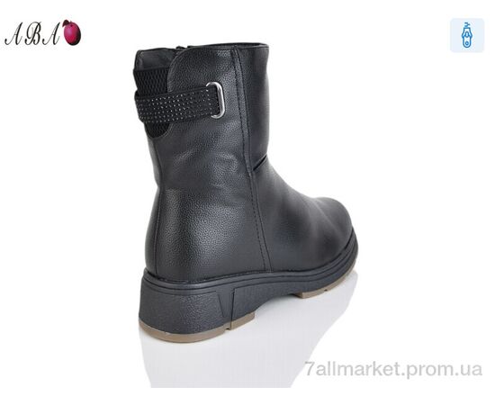 Черевики жіночі стильні Зима 605-1 (8 пар р.37-42) "Aba" недорого оптом від прямого постачальника, зображення 2