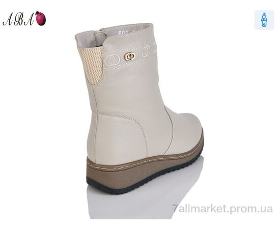 Черевики жіночі стильні Зима 603-3 (8 пар р.37-42) "Aba" недорого оптом від прямого постачальника, зображення 2