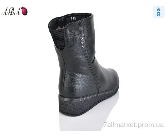 Черевики жіночі стильні Зима 838 (8 пар р.37-42) "Aba" недорого оптом від прямого постачальника, зображення 2