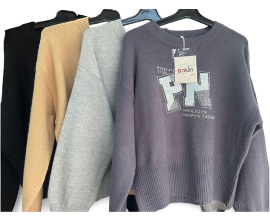 Кофта жіноча Весна/осінь A02 mix (4 шт. р.сітка46-50) "Шик-Шок" недорого оптом від прямого постачальника Кофта жіноча Весна/осінь A02 mix (4 шт. р.сітка46-50) "Шик-Шок" недорого оптом від прямого постачальника