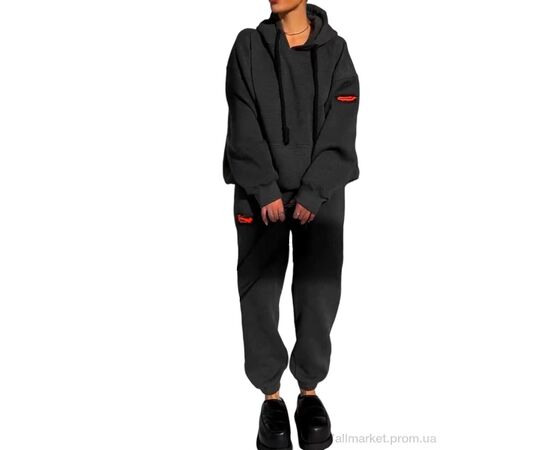 Спортивний костюм жіночий Весна/осінь 810 black (4 шт. р.сітка46-50) "Шик-Шок" недорого оптом від прямого постачальника Спортивний костюм жіночий Весна/осінь 810 black (4 шт. р.сітка46-50) "Шик-Шок" недорого оптом від прямого постачальника