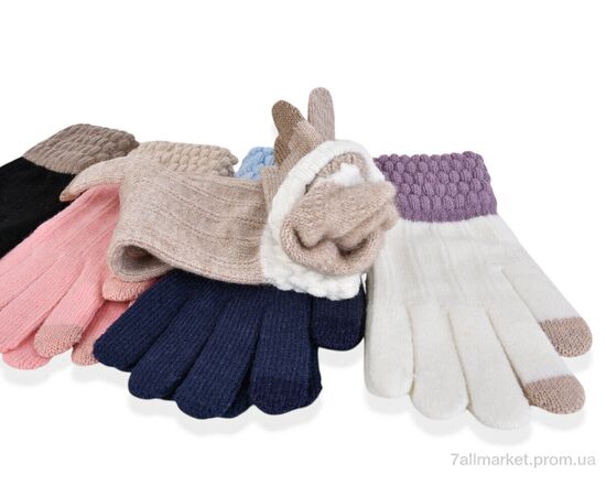 Перчатки женские Зима 1032 mix (12 шт. р.сетка One size) "PAIDI" недорого оптом от прямого поставщика, изображение 2 Фотография Перчатки женские Зима 1032 mix (12 шт. р.сетка One size) "PAIDI" недорого оптом от прямого поставщика, изображение 2