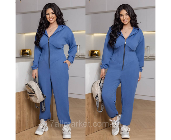 Комбинезон женский на молнии рубчик р  46-60  "LADA" недорого от прямого поставщика, изображение 2 Фотография Комбинезон женский на молнии рубчик р  46-60  "LADA" недорого от прямого поставщика, изображение 2