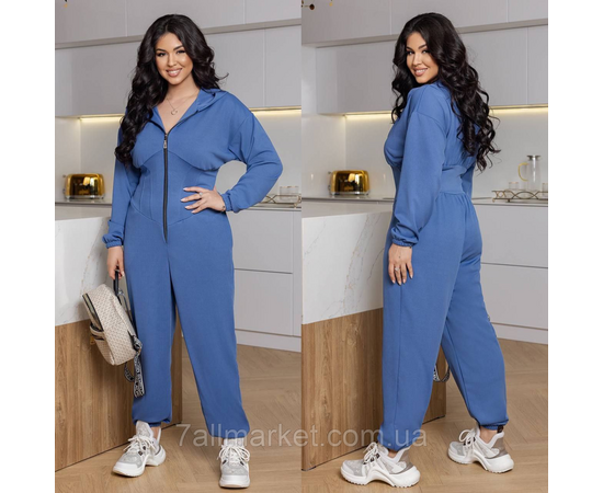 Комбинезон женский на молнии рубчик р  46-60  "LADA" недорого от прямого поставщика, изображение 3 Фотография Комбинезон женский на молнии рубчик р  46-60  "LADA" недорого от прямого поставщика, изображение 3