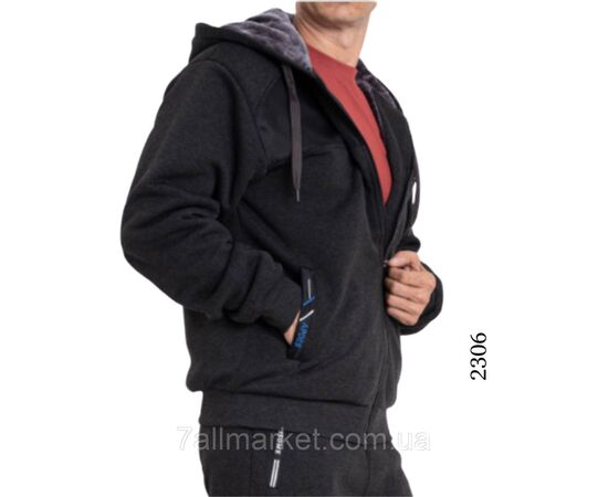 Кофта чоловіча спортивна на хутрі р-ри M-3XL "STELLA" недорого від прямого постачальника, зображення 2 Кофта чоловіча спортивна на хутрі р-ри M-3XL "STELLA" недорого від прямого постачальника, зображення 2