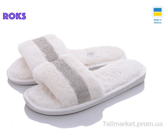 Тапки женские для дома Весна/осень ED008 белый (12 пар р.36-41) "Roks" недорого оптом от прямого поставщика Фотография Тапки женские для дома Весна/осень ED008 белый (12 пар р.36-41) "Roks" недорого оптом от прямого поставщика
