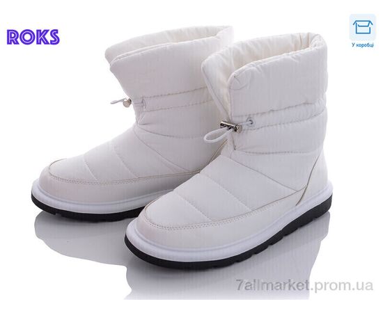 Дутики женские утепленные зима CU216P white (12 пар р.36-41) "Roks" недорого оптом от прямого поставщика Фотография Дутики женские утепленные зима CU216P white (12 пар р.36-41) "Roks" недорого оптом от прямого поставщика