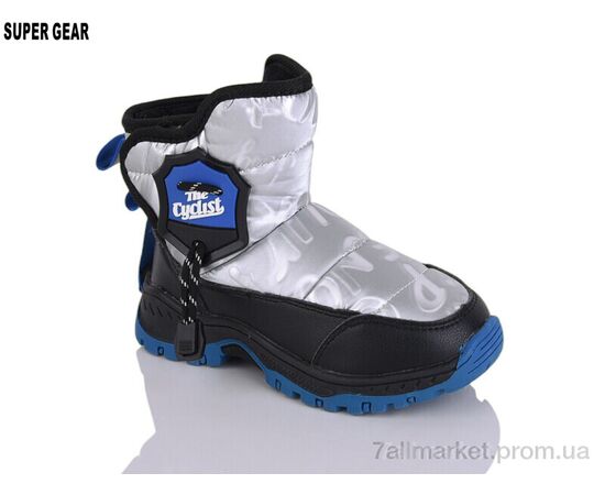 Дутики детские утепленные зима SG0766-2 black-silver (5 пар р.27-31) "Super Gear" недорого оптом от прямого поставщика Фотография Дутики детские утепленные зима SG0766-2 black-silver (5 пар р.27-31) "Super Gear" недорого оптом от прямого поставщика