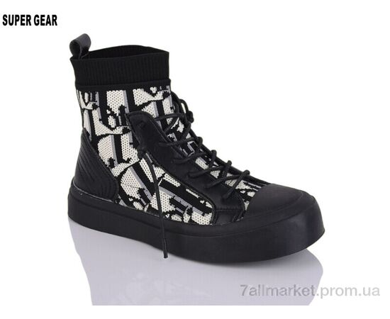 Ботинки детские удобные Весна/осень SG03A black (6 пар р.31-36) "Super Gear" недорого оптом от прямого поставщика Фотография Ботинки детские удобные Весна/осень SG03A black (6 пар р.31-36) "Super Gear" недорого оптом от прямого поставщика