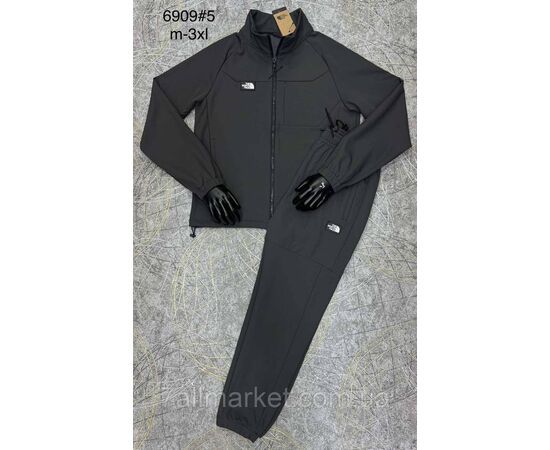 Фотография Спортивный костюм мужской на манжете размеры M-3XL(3цв)"PROSTOMEN" недорого от прямого поставщика, изображение 3