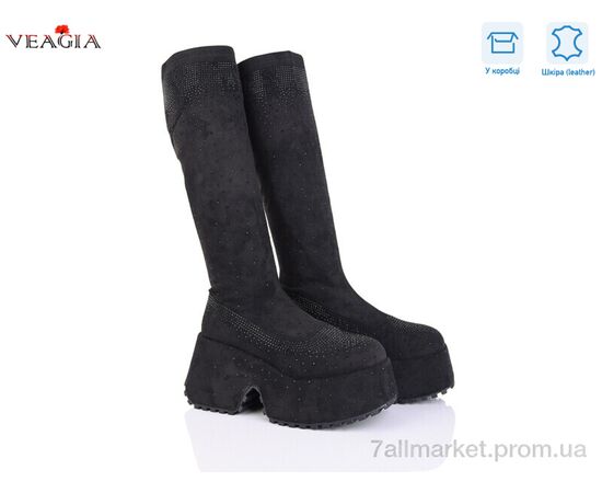 Сапоги женские удобные Весна/осень 2366 black (6 пар р.36-40) "Veagia-ADA" недорого оптом от прямого поставщика Фотография Сапоги женские удобные Весна/осень 2366 black (6 пар р.36-40) "Veagia-ADA" недорого оптом от прямого поставщика