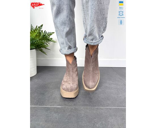 Ботинки женские стильные Весна/осень 108 кофе з. (8 пар р.36-41) "ARTO" недорого оптом от прямого поставщика, изображение 2 Фотография Ботинки женские стильные Весна/осень 108 кофе з. (8 пар р.36-41) "ARTO" недорого оптом от прямого поставщика, изображение 2