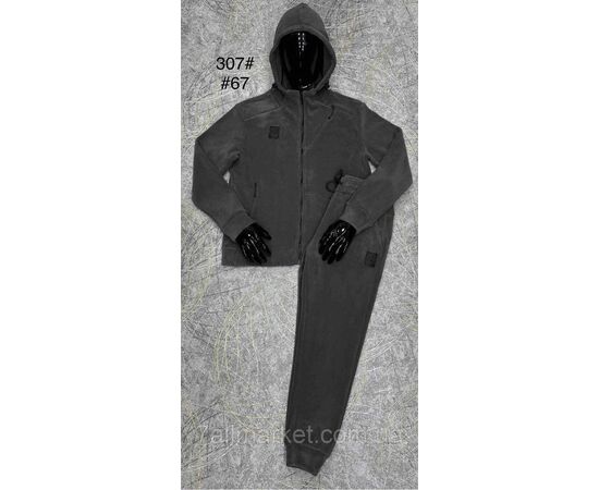 Фотография Спортивный костюм мужской на манжете/велюр размеры M-3XL(3цв)"PROSTOMEN" недорого от прямого поставщика, изображение 2